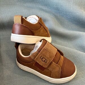 UGG Kids Brown and Tan Sneakers